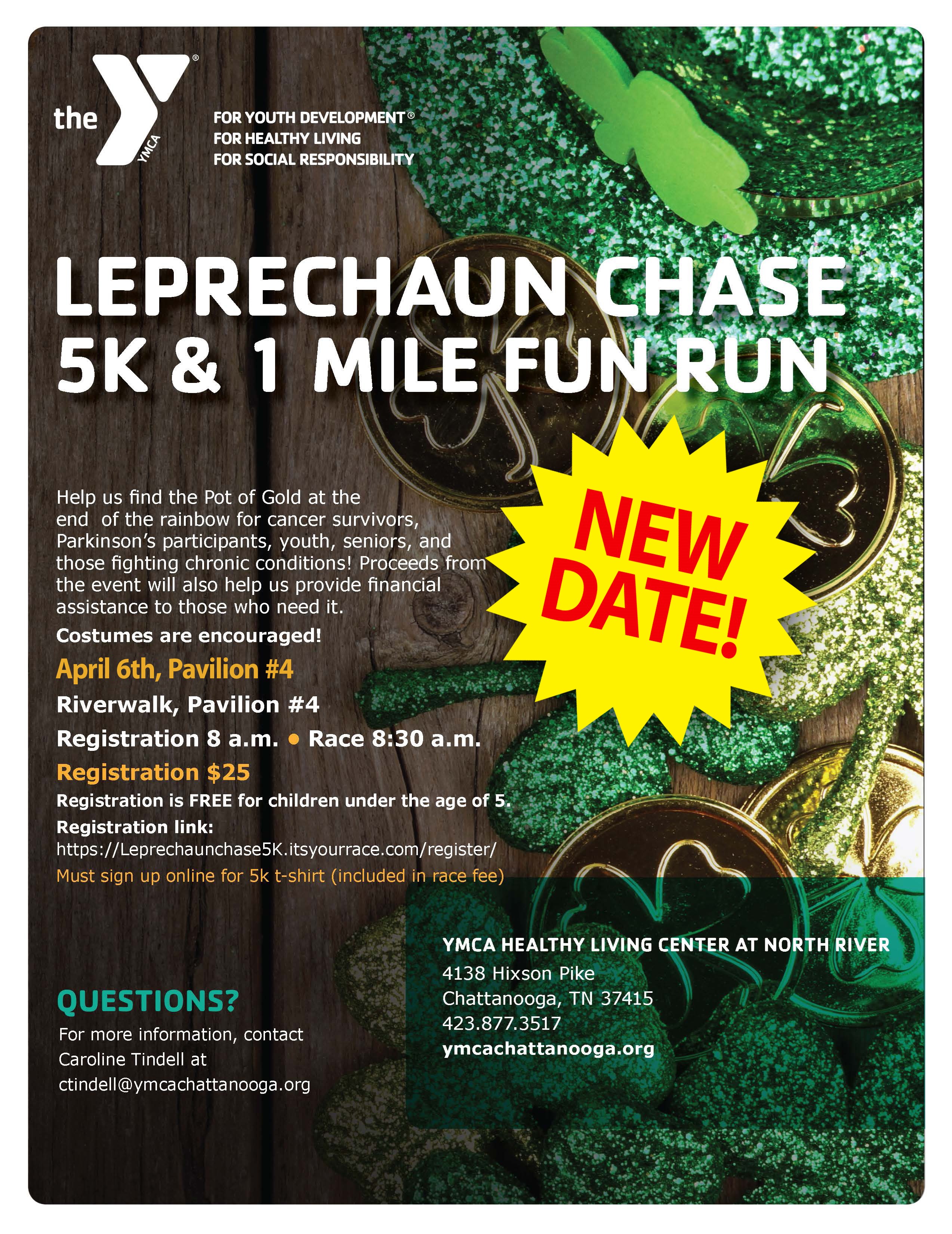 Leprechaun Chase 5K & Family Fun Run in Chattanooga, TN Details